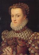 Francois Clouet Elisabeth of Austria,queen of France (mk05) oil painting